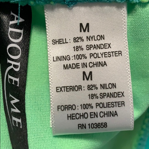 NWT ADORE ME SWIMSUIT POLKA DOT SIZE M - Picture 3 of 4